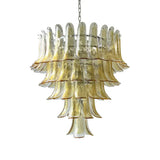 vintage-amber-murano-glass-petals-chandelier-handcrafted-elegant-pendant-light-fixture
