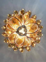 vintage-amber-murano-glass-petals-chandelier-handcrafted-elegant-pendant-light-fixture