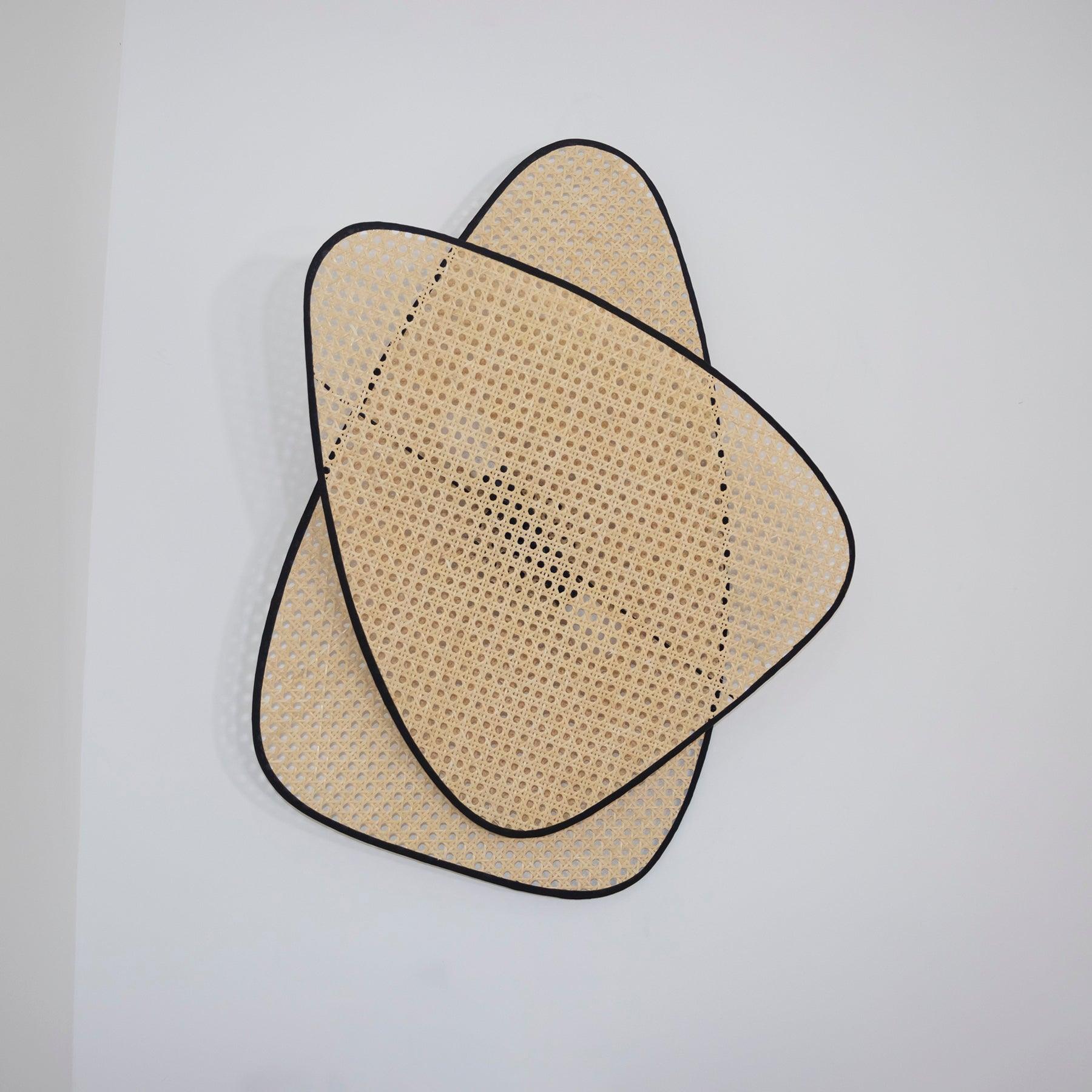 Vintage Bamboo Screen Cannage Wall Sconce Natural Wood Bracket Lighting Fixture