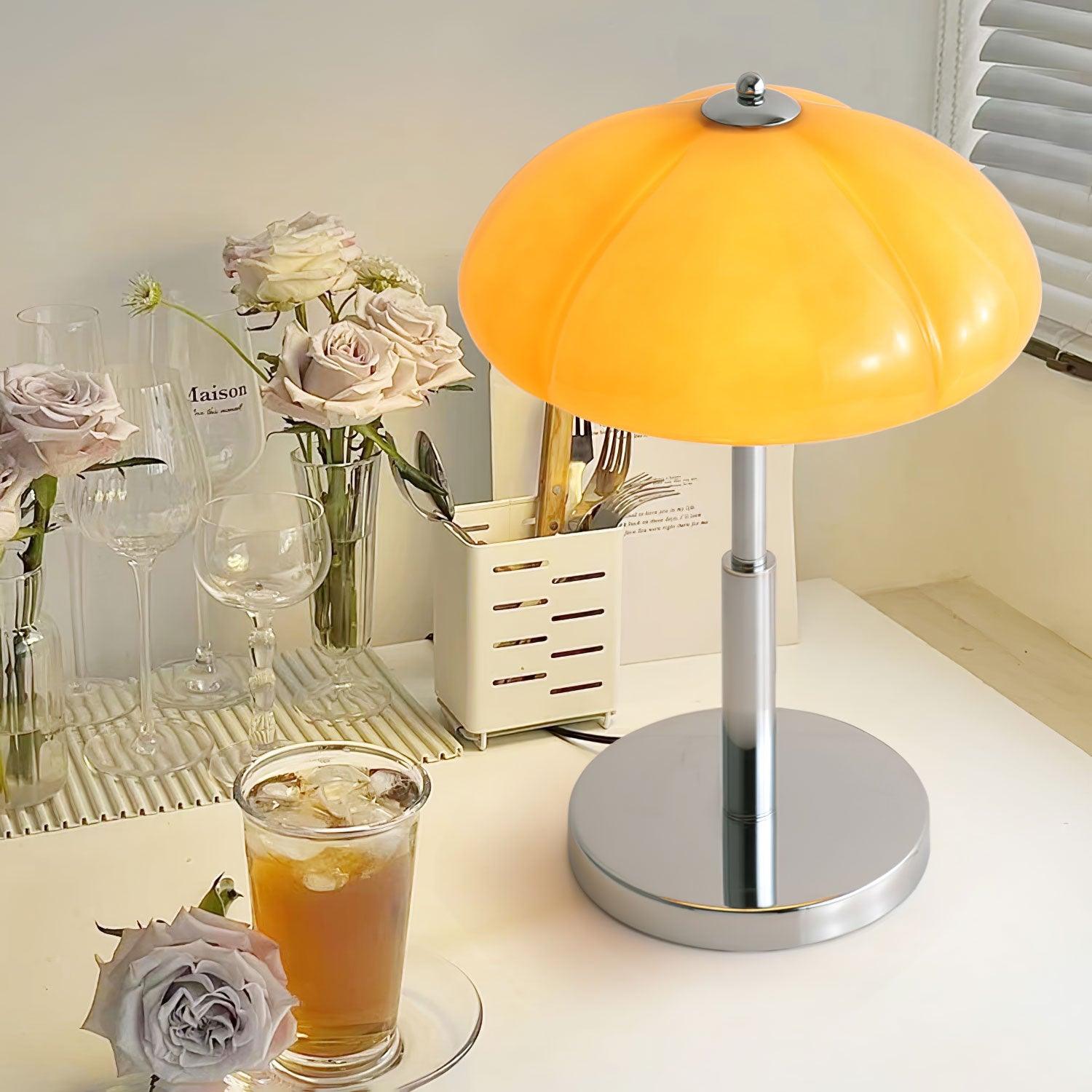 vintage-bauhaus-style-mushroom-desk-lamp-with-amber-glass-shade-for-living-room-and-bedroom