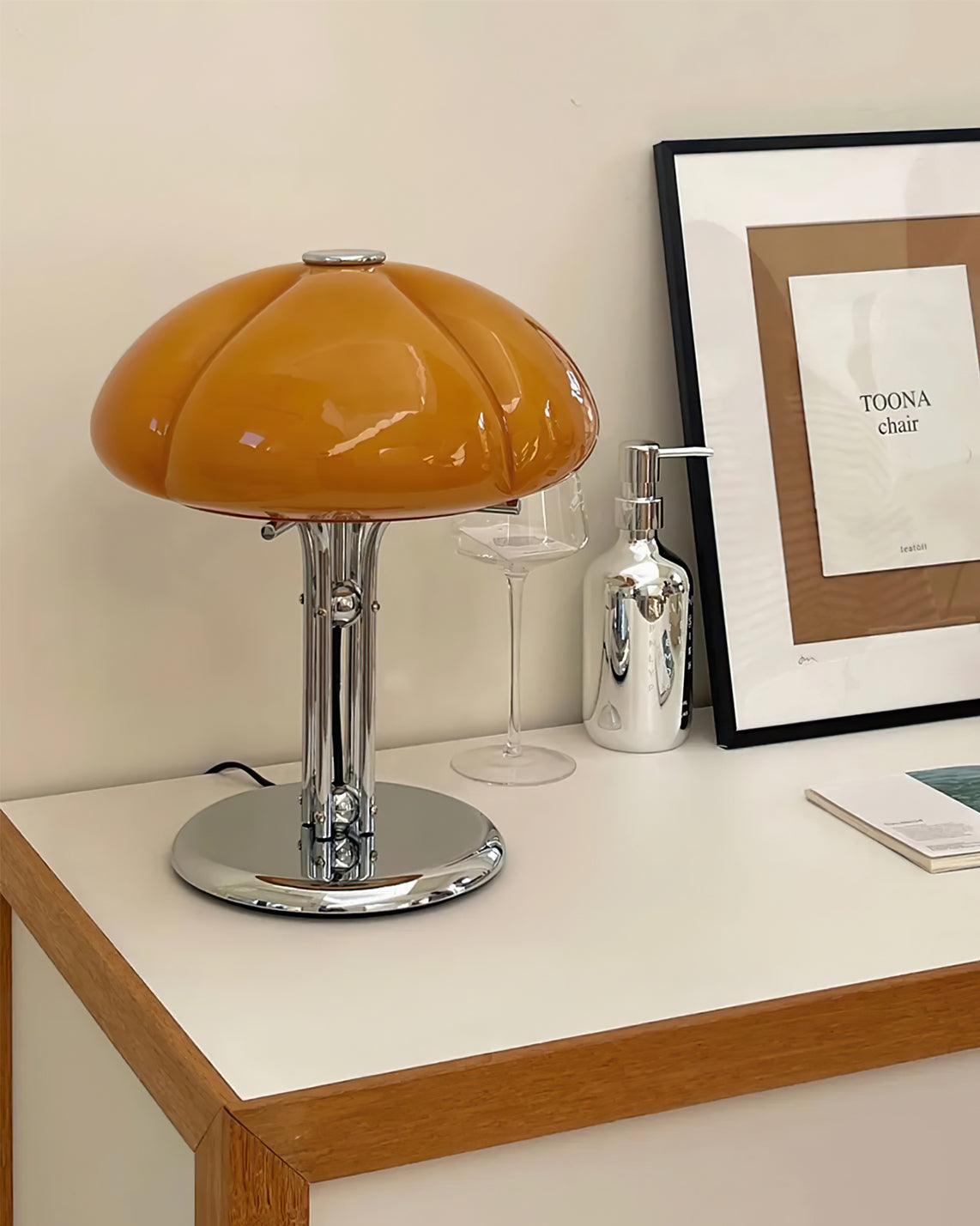 vintage-bauhaus-style-mushroom-desk-lamp-with-amber-glass-shade-for-living-room-and-bedroom