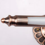 Vintage Bronze LED Bathroom Vanity Light Adjustable Cylinder Wall Sconce for Powder Room