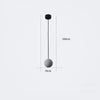 Vintage Ceramic LED Pendant Light Industrial Sphere Hanging Lamp for Kitchen and Dining Room