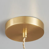 Vintage Farmhouse Glass Drop Pendant Light for Cottage Style Indoor Ceiling Lighting
