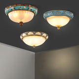 vintage-floral-blue-resin-recessed-ceiling-fixture-with-white-glass-globe-shade