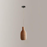 Vintage Handwoven Rattan Pendant Light Rustic Bohemian Woven Ceiling Hanging Lamp