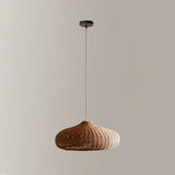 Vintage Handwoven Rattan Pendant Light Rustic Bohemian Woven Ceiling Hanging Lamp