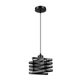 Vintage Industrial Iron Interwoven Design Pendant Light Retro Metal Cage Ceiling Fixture for Kitchen