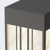 Vintage IP54 Waterproof Outdoor Pole Light Stainless Steel Garden Lamp Post for Villas