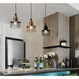 Vintage Spring Lampshade Kitchen Island Pendant Lighting Rustic Hardware Fixture