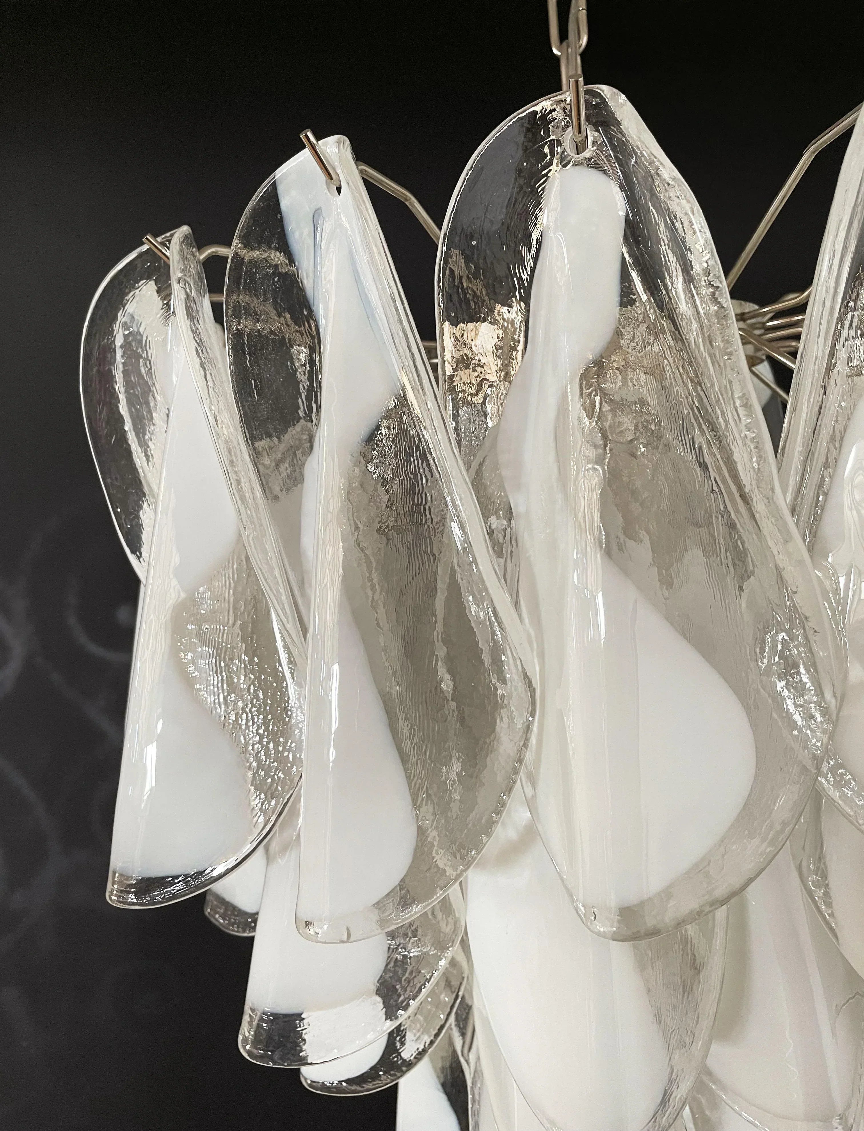 vintage-style-murano-rondini-glass-chandelier-with-clear-handblown-elements
