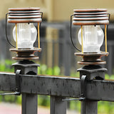 Vintage Style Waterproof Solar Powered Outdoor Lantern for Garden Patio and Balcony Lighting