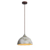 Wabi Sabi Pear Shape Ceramic and Wood Pendant Light for Modern Interior Decor