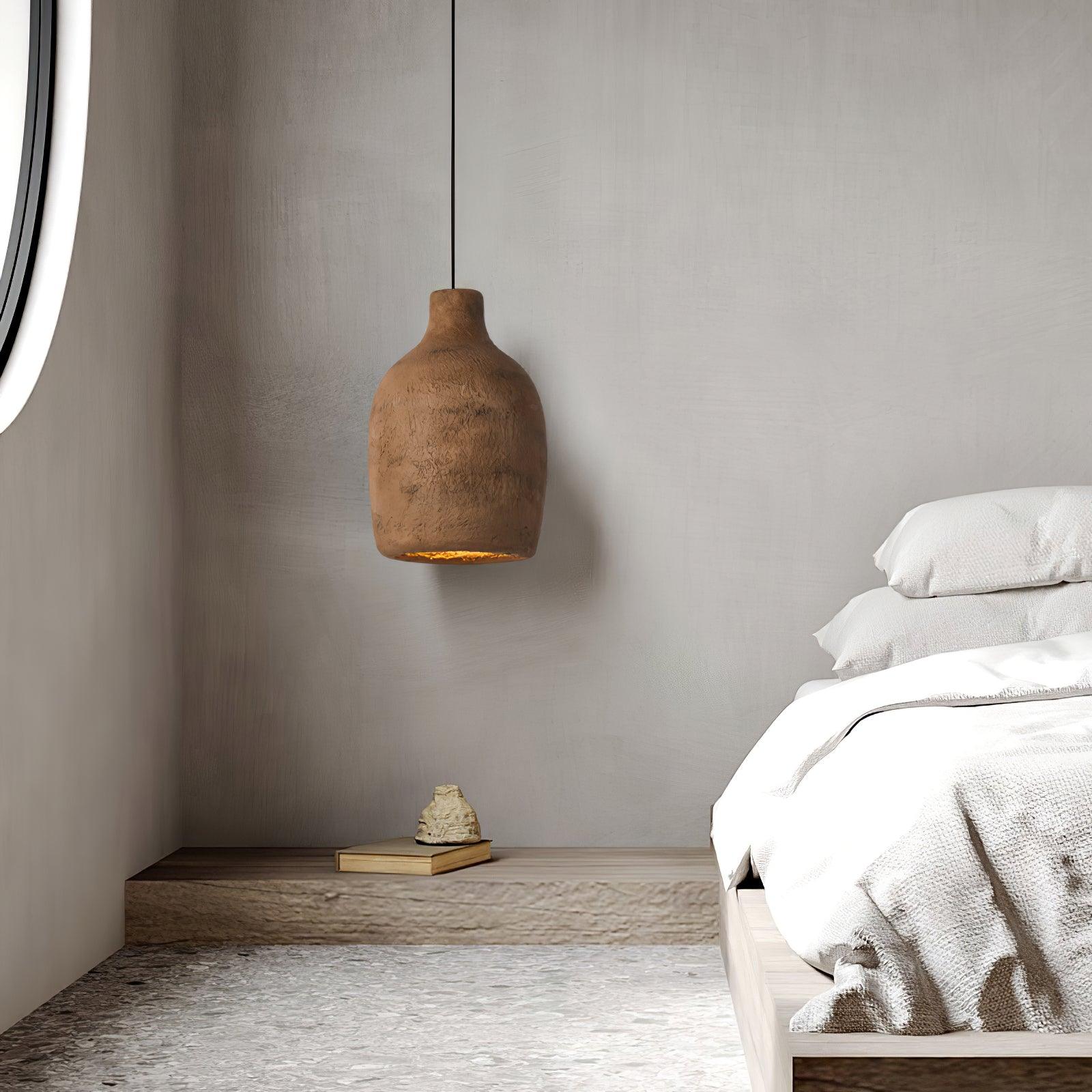 Wabi Sabi Resin Milk Can Pendant Lamp Artistic Minimalist Interior Hanging Light