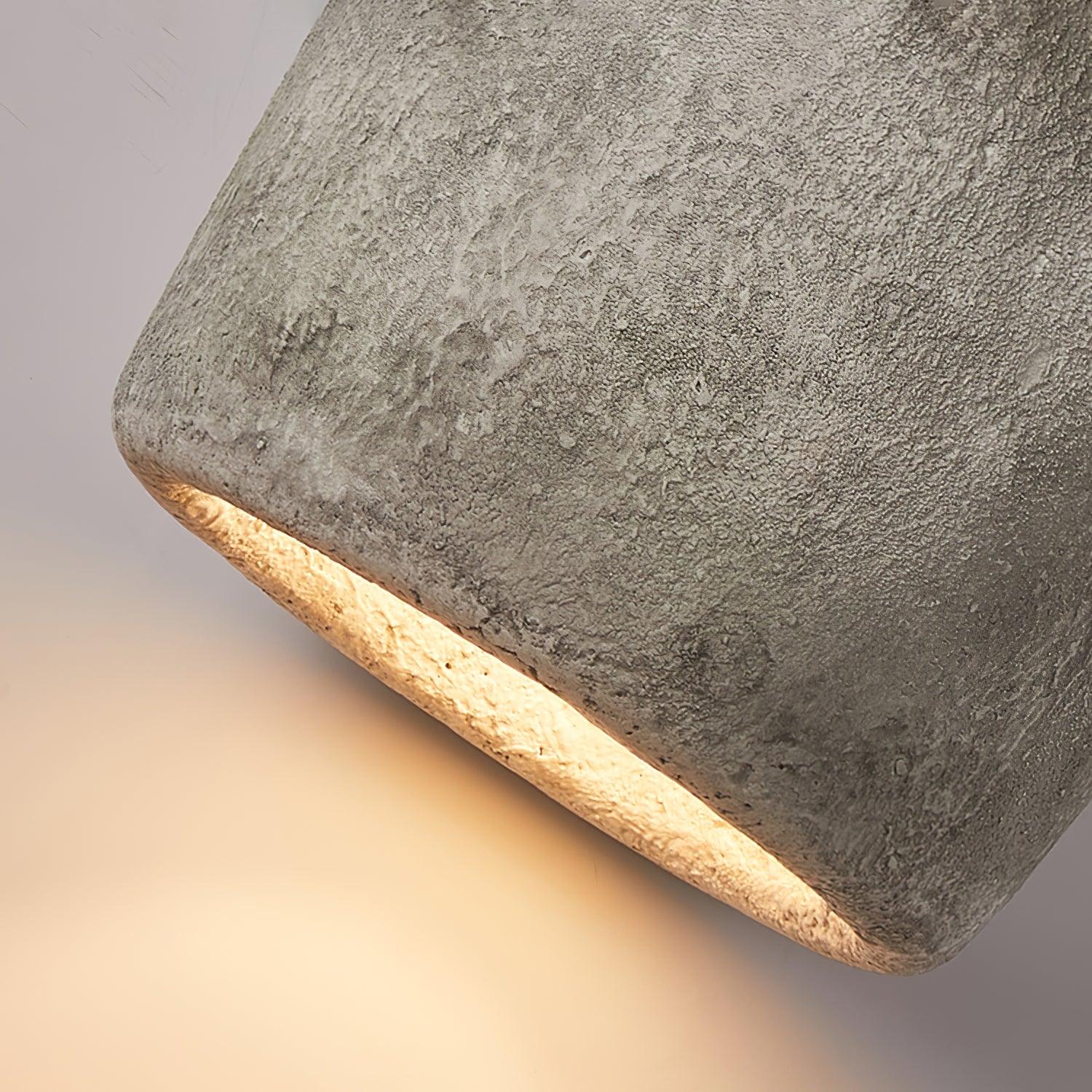 Wabi Sabi Resin Milk Can Pendant Lamp Artistic Minimalist Interior Hanging Light