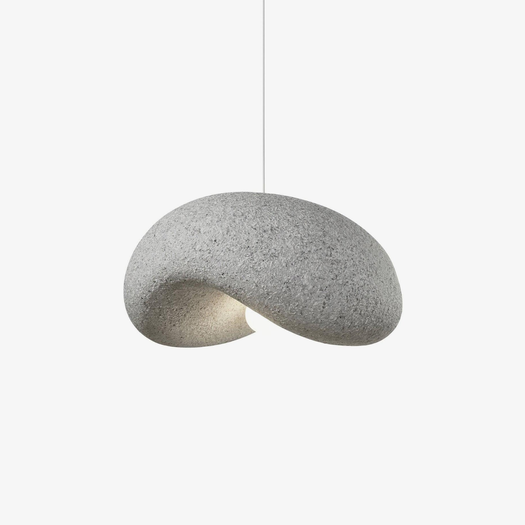 Wabi Sabi Speckled Resin Pendant Lamp Modern Minimalist Organic Hanging Ceiling Light