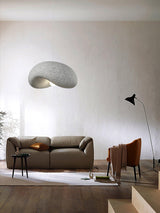Wabi Sabi Speckled Resin Pendant Lamp Modern Minimalist Organic Hanging Ceiling Light