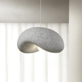 Wabi Sabi Speckled Resin Pendant Lamp Modern Minimalist Organic Hanging Ceiling Light
