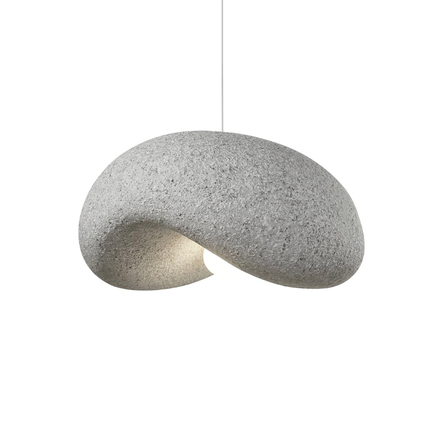 Wabi Sabi Speckled Resin Pendant Lamp Modern Minimalist Organic Hanging Ceiling Light