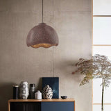 Wabi Sabi Textured Speckled Bell Pendant Lamp for Minimalist Nordic Interior Lighting