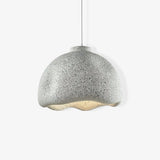 Wabi Sabi Textured Speckled Bell Pendant Lamp for Minimalist Nordic Interior Lighting
