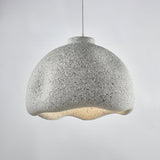 Wabi Sabi Textured Speckled Bell Pendant Lamp for Minimalist Nordic Interior Lighting