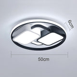 Geometric Modern Dimmable LED Ceiling Light Flush Mount Fixture