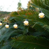 Waterproof 40 LED Globe String Lights Solar Battery USB Powered Warm White Decorative Outdoor Lighting