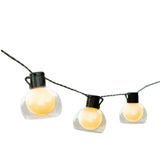Waterproof 40 LED Globe String Lights Solar Battery USB Powered Warm White Decorative Outdoor Lighting