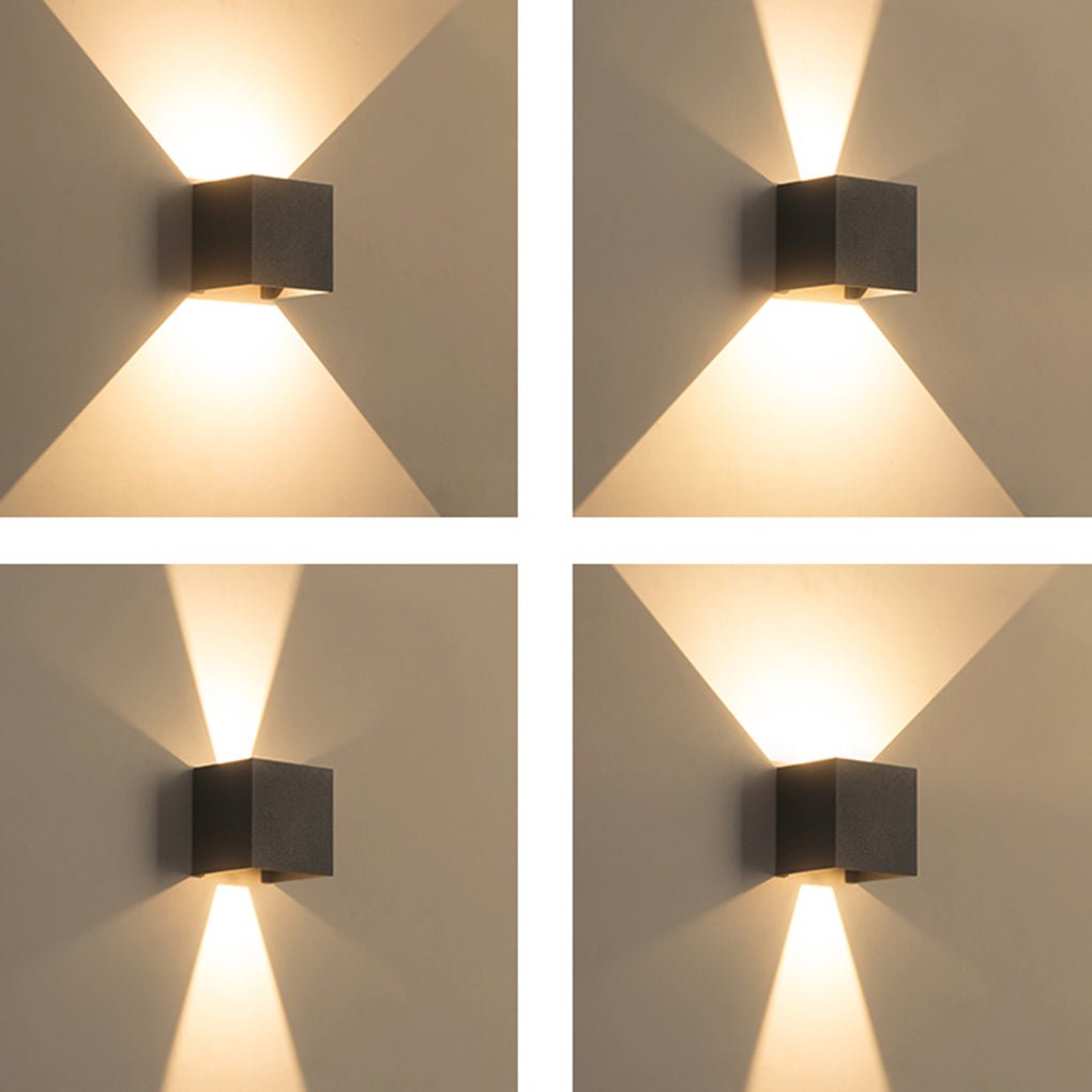 Waterproof Adjustable Beam Angle Outdoor LED Wall Sconce for Porch and Garden Lighting