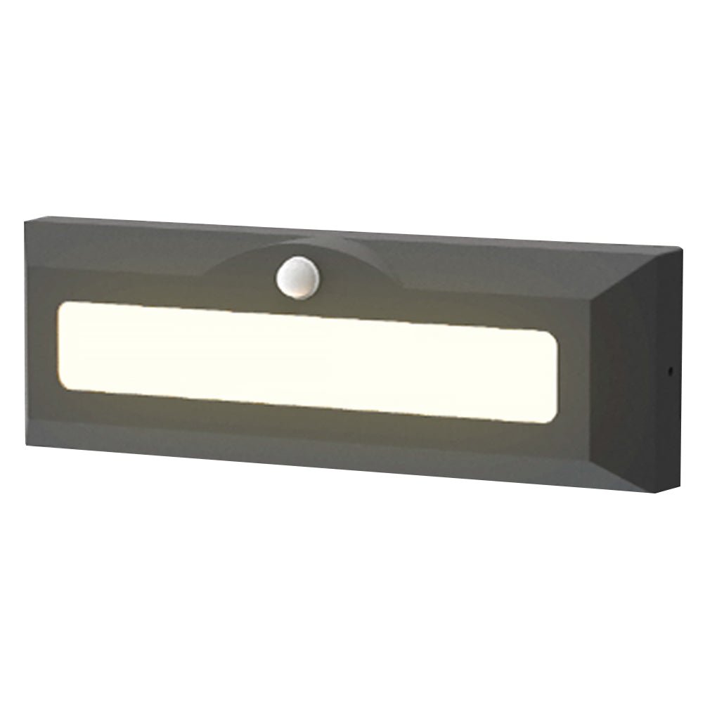 Waterproof Aluminum Outdoor Recessed Motion Sensor Step Light for Modern Garden and Courtyard Lighting