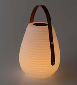 Waterproof Beehive Garden Lantern LED Portable Patio Table Lamp with Leather Handle