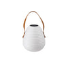 Waterproof Beehive Garden Lantern LED Portable Patio Table Lamp with Leather Handle