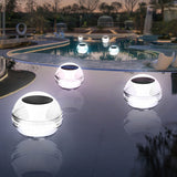 Waterproof Floating Solar Pool Lights with RGB Color Changing LED and Intelligent Light Sensor for Gardens