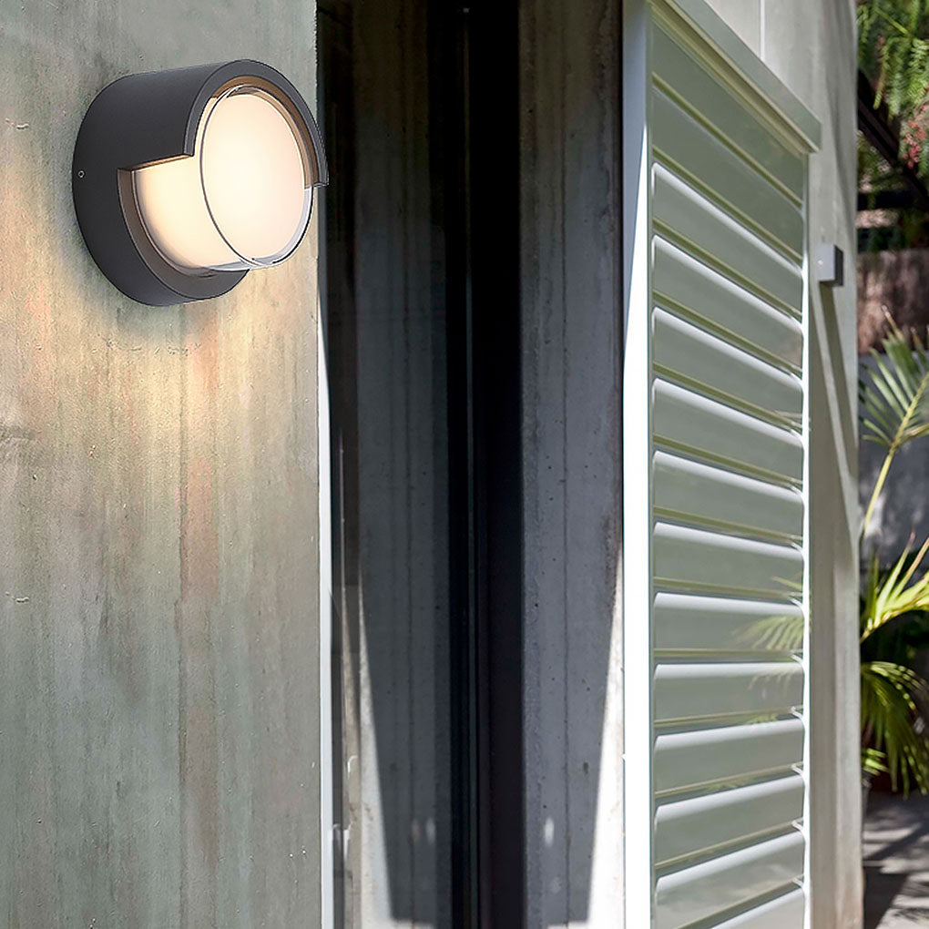 Waterproof IP54 Outdoor LED Wall Lights for Garden Villa Round and Square Die Cast Aluminum Fixtures