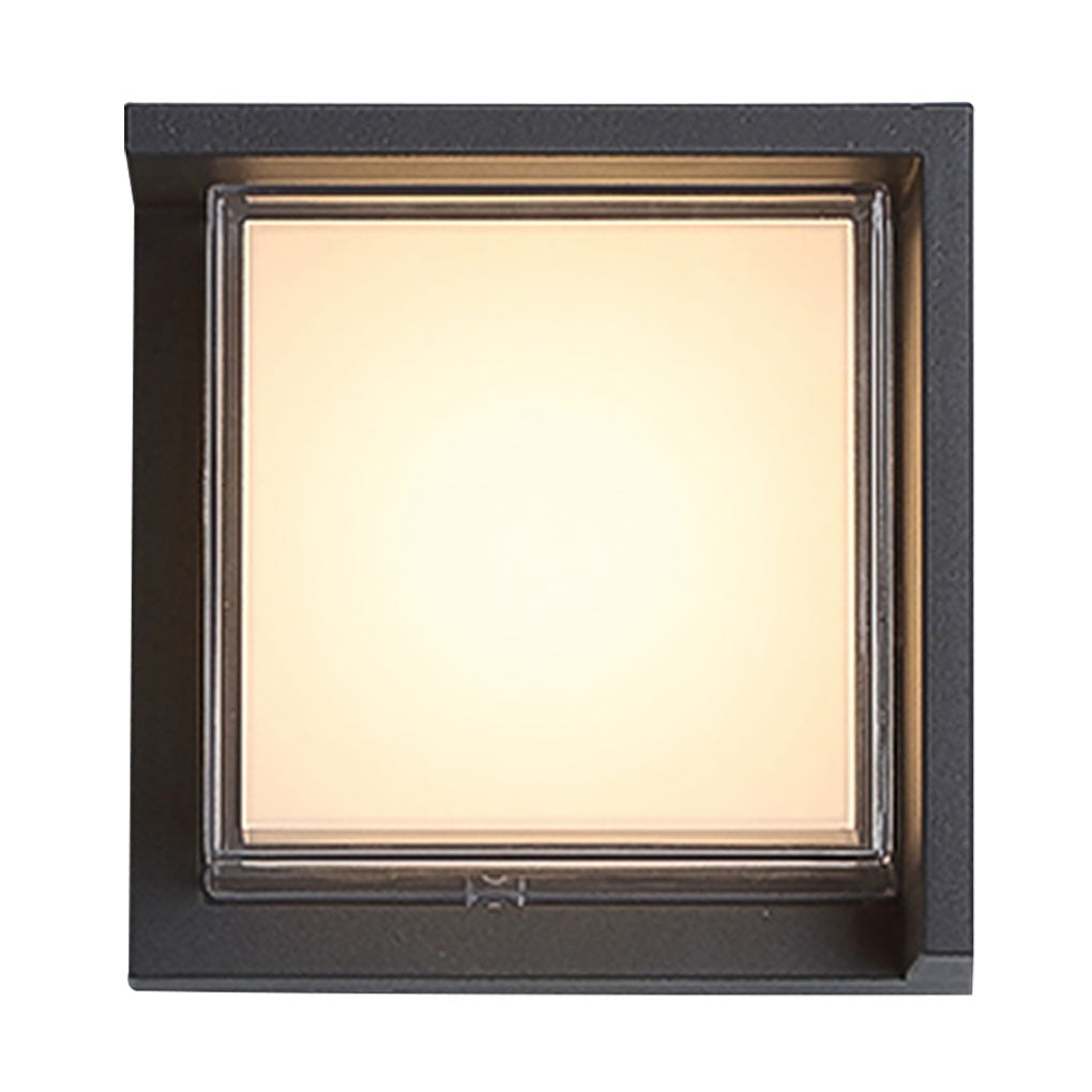 Waterproof IP54 Outdoor LED Wall Lights for Garden Villa Round and Square Die Cast Aluminum Fixtures
