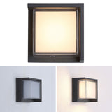 Waterproof IP54 Outdoor LED Wall Lights for Garden Villa Round and Square Die Cast Aluminum Fixtures