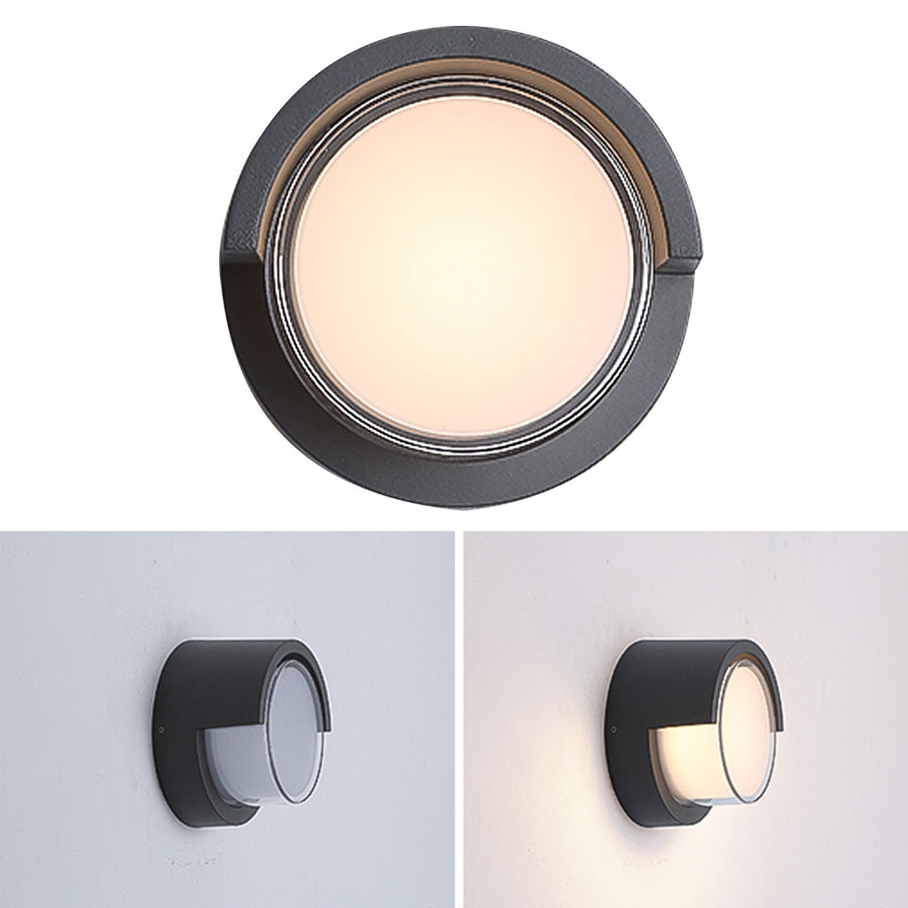 Waterproof IP54 Outdoor LED Wall Lights for Garden Villa Round and Square Die Cast Aluminum Fixtures