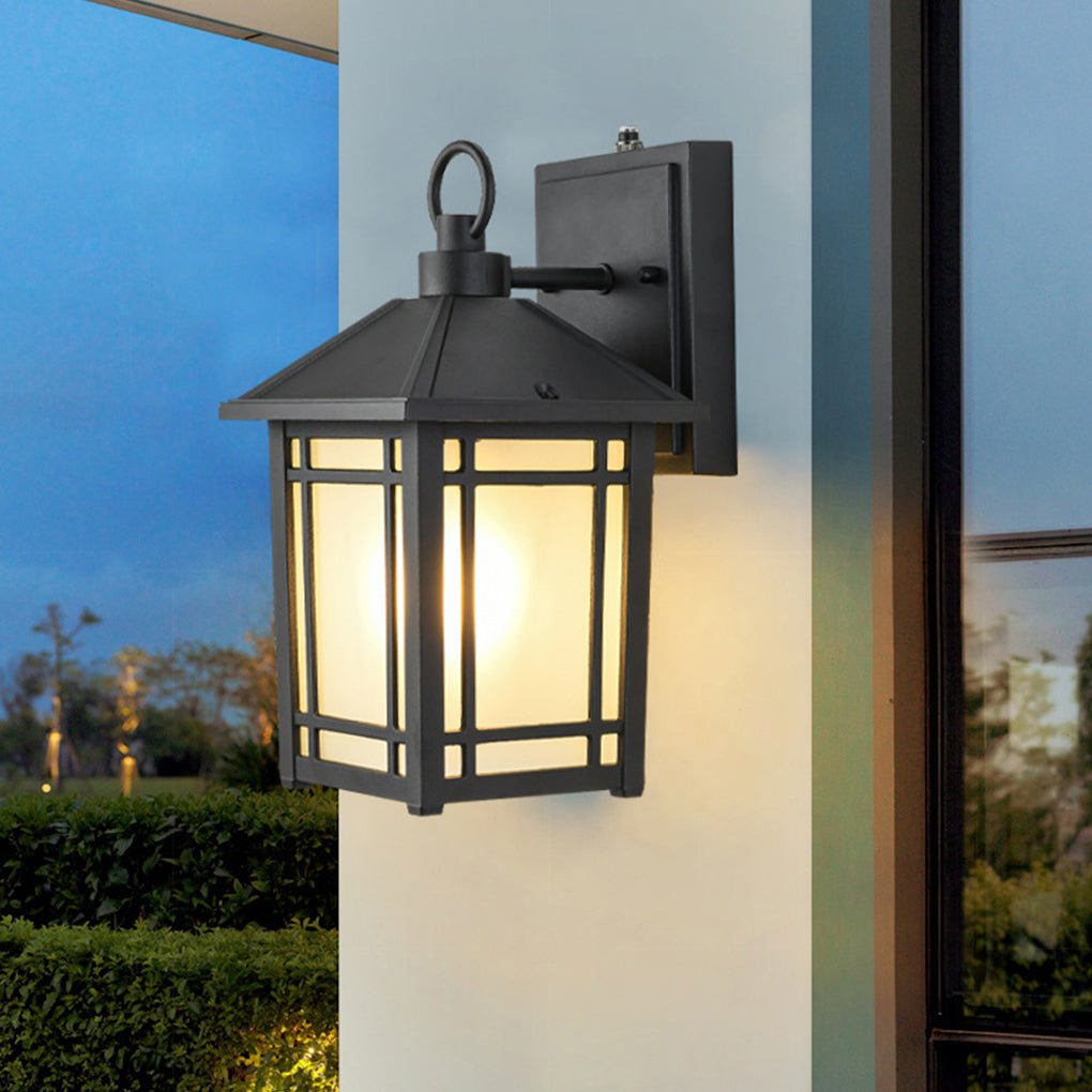 Waterproof LED Outdoor Wall Light with Light Sensor for Exterior Courtyard and Villa Sconce