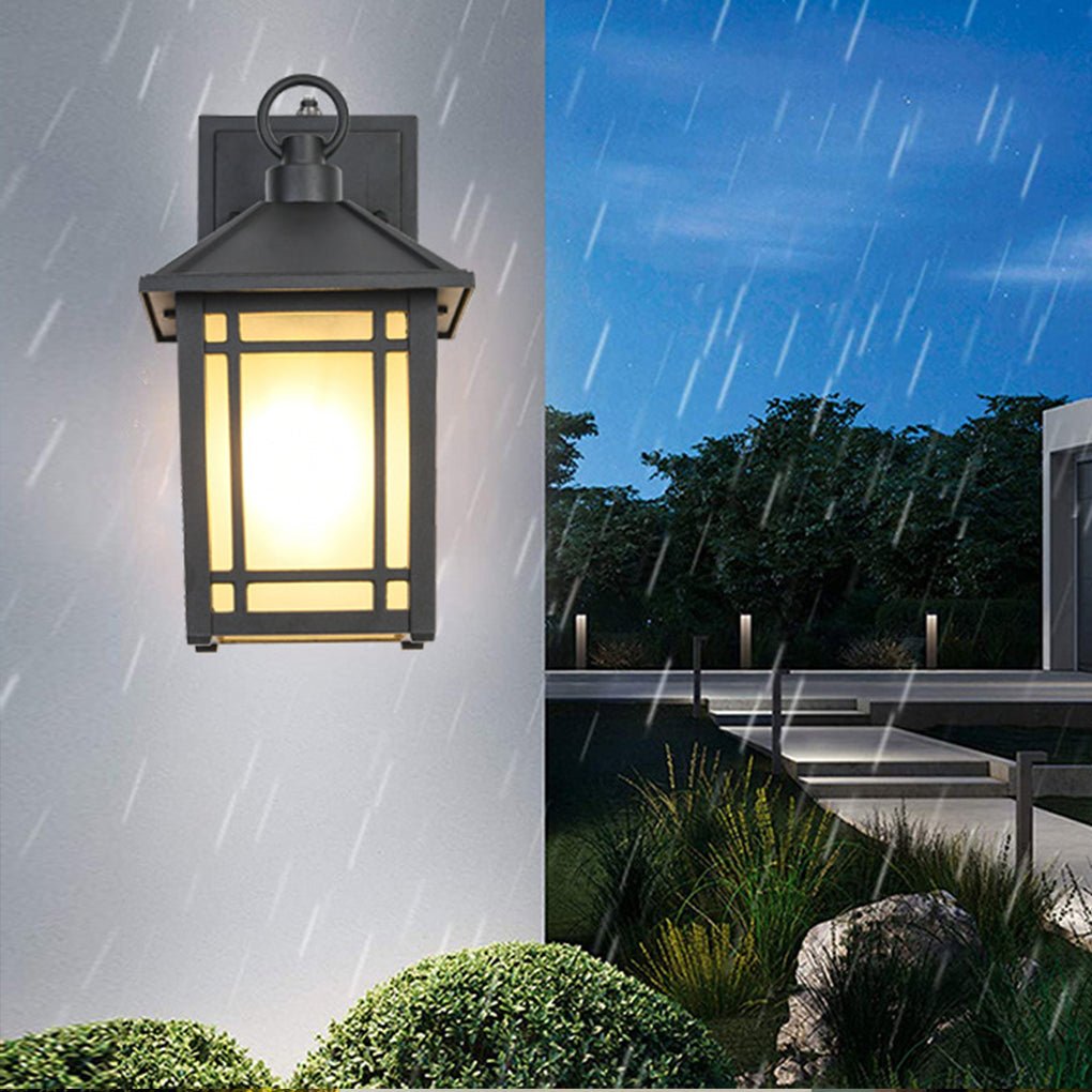 Waterproof LED Outdoor Wall Light with Light Sensor for Exterior Courtyard and Villa Sconce