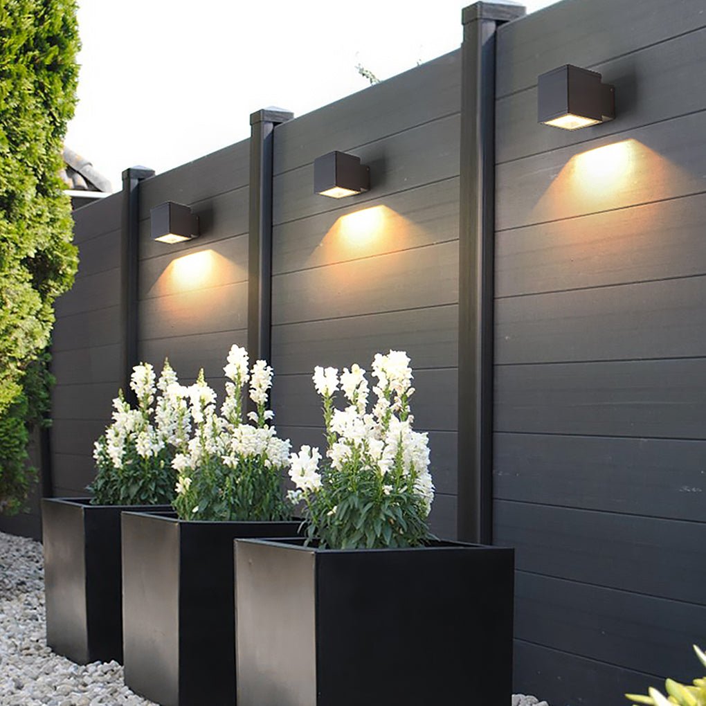 Waterproof LED Outdoor Wall Sconce Modern Minimalist Exterior Light for Porch and Fence