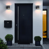 Waterproof LED Outdoor Wall Sconce Modern Minimalist Exterior Light for Porch and Fence