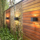 Waterproof LED Outdoor Wall Sconce Modern Minimalist Exterior Light for Porch and Fence
