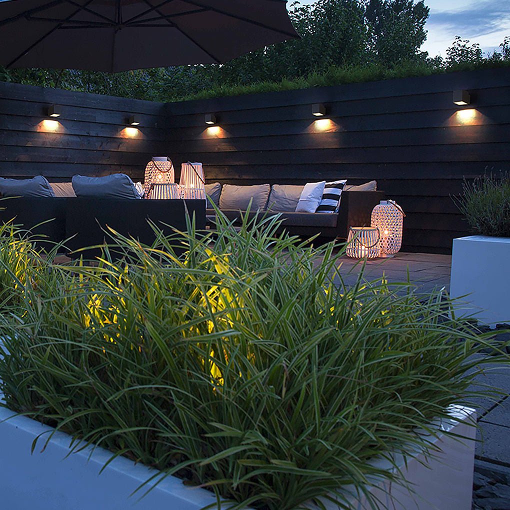 Waterproof LED Outdoor Wall Sconce Modern Minimalist Exterior Light for Porch and Fence