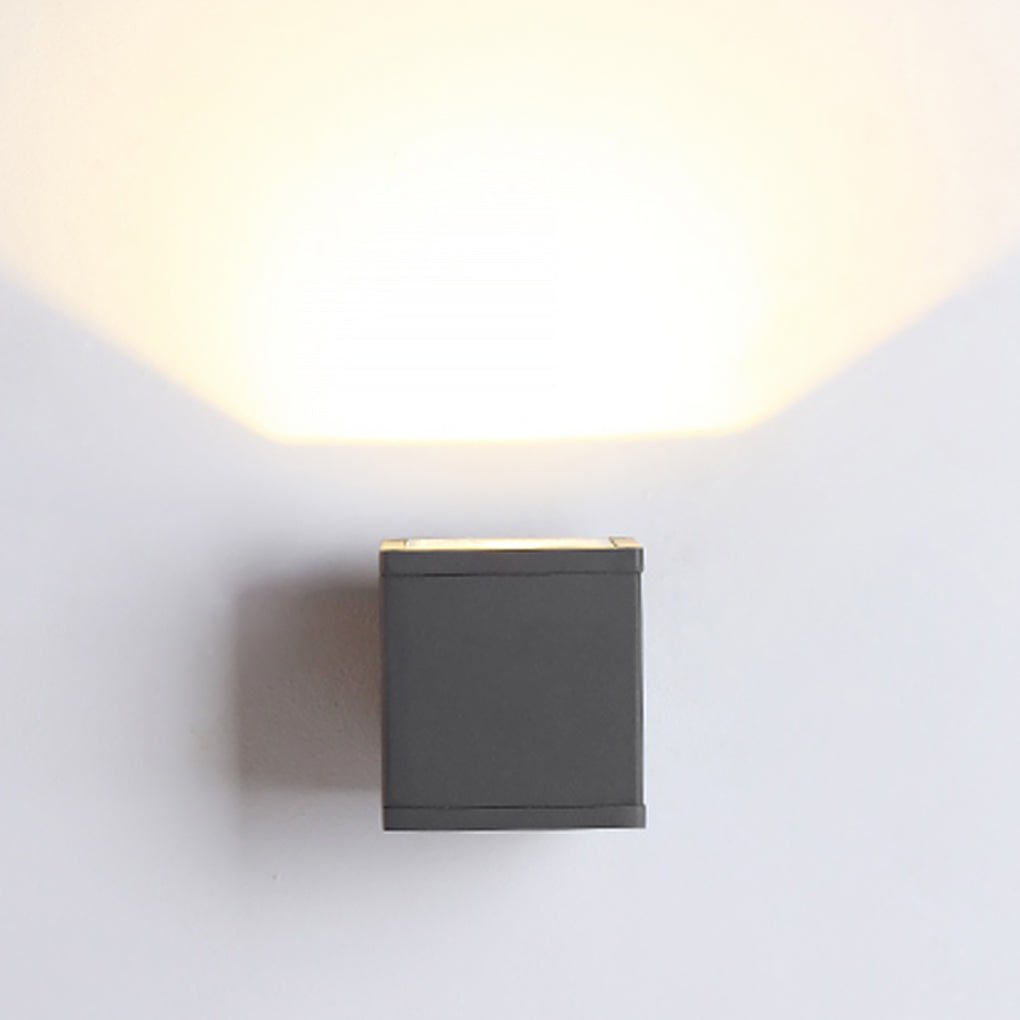 Waterproof LED Outdoor Wall Sconce Modern Minimalist Exterior Light for Porch and Fence