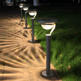 Waterproof LED Solar Garden Pathway Lights Modern Outdoor Landscape Lawn Lamp