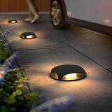 Waterproof Low Voltage LED Recessed Step Light Side Emitting Landscape Ground Lighting