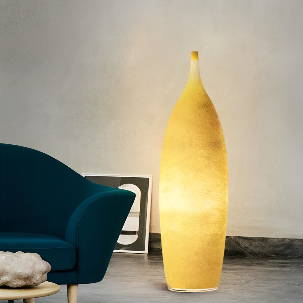 Waterproof Modern Resin Droplet Outdoor Floor Lamp for Garden and Patio Lighting