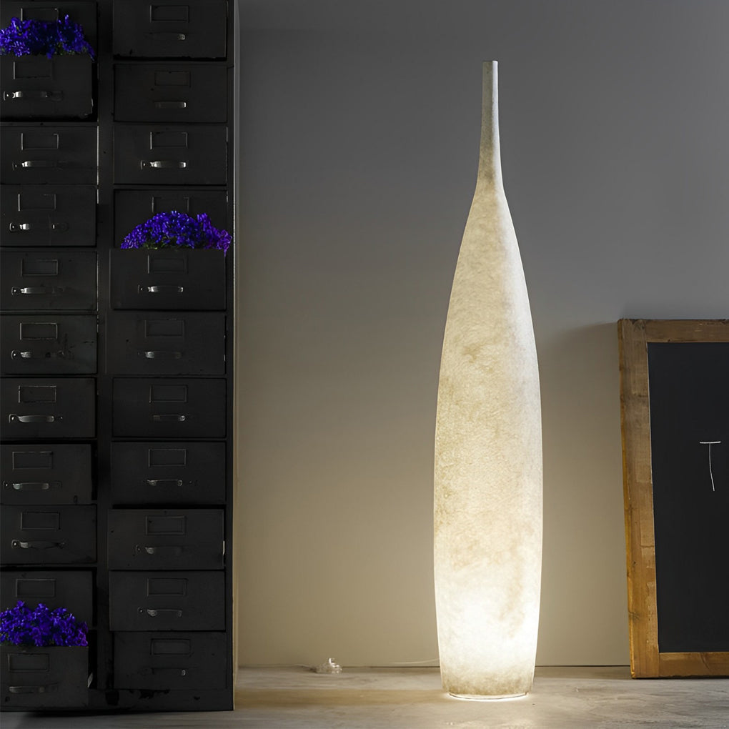 Waterproof Modern Resin Droplet Outdoor Floor Lamp for Garden and Patio Lighting