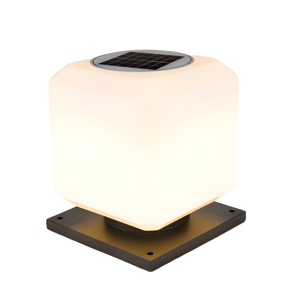 Waterproof Modern Square Outdoor LED Pier Mount Post Lamp for Garden Fence and Pillars